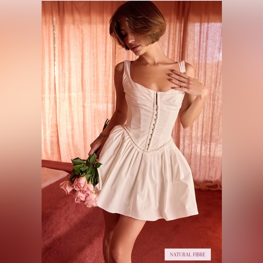 House of CB White Mini Dress